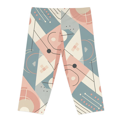 Elegant Capri leggings by Dazzling Dreams Studio, showcasing exceptional flexibility and support for a luxurious fit during workouts.