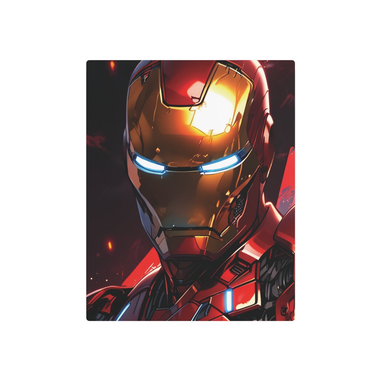 Marvel Iron Man Metal Art Poster