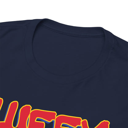 Close-up view of the Luffy & Crew T-shirt neckline, highlighting the premium fabric and vibrant print quality, perfect for discerning anime enthusiasts.