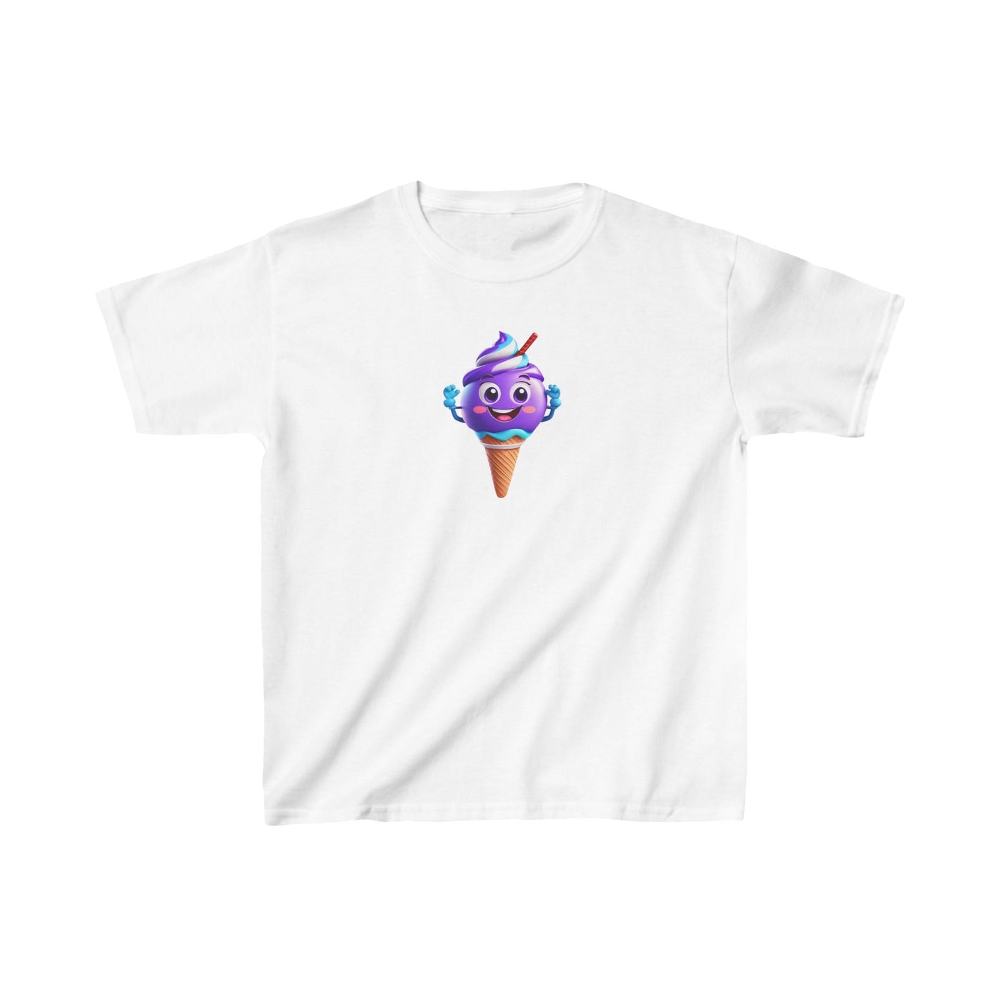 Unisex Delighted Ice Cream Graphic Cotton Tee 8 colors