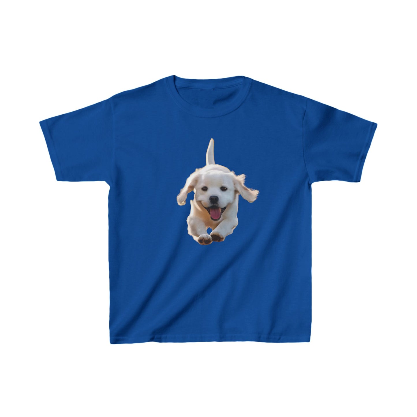 Leaping Puppy Kids Tee,  Movie Character, Childrens Cotton  multiple colors