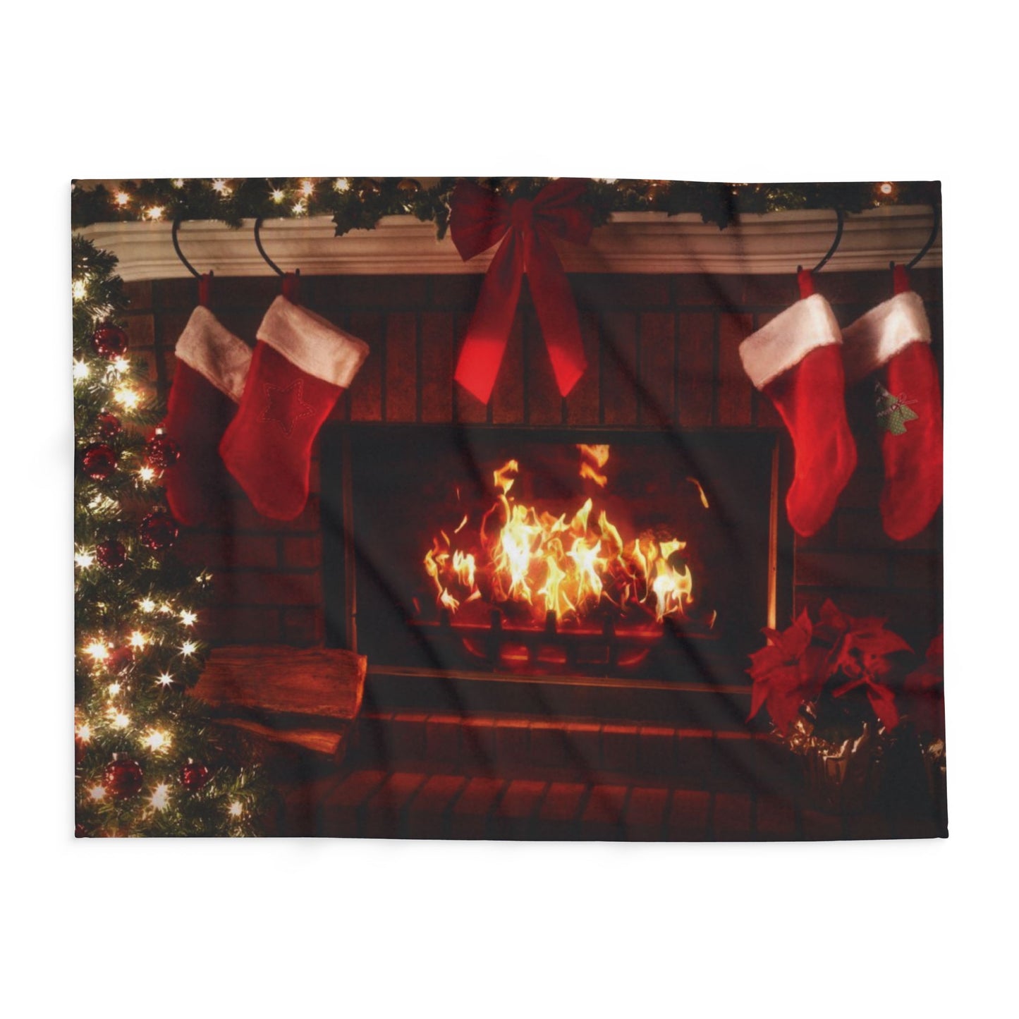 Decorative and Warm Christmas Arctic Fleece Blanket