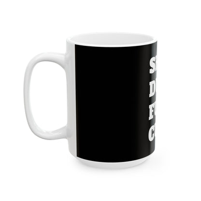 F-word Mug illustration showcasing its glossy finish, ideal for cheeky gifts like Secret Santa or birthdays.