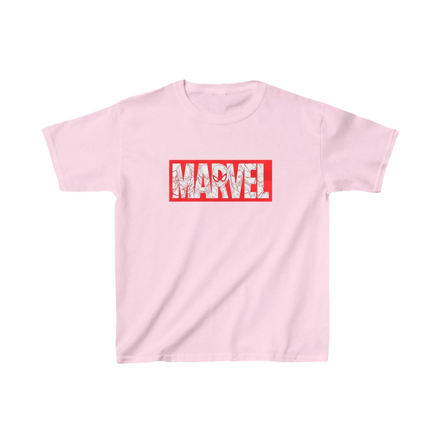 Unisex Childrens Computer Game Marvel Logo Graphic Cotton Tee 16 colors