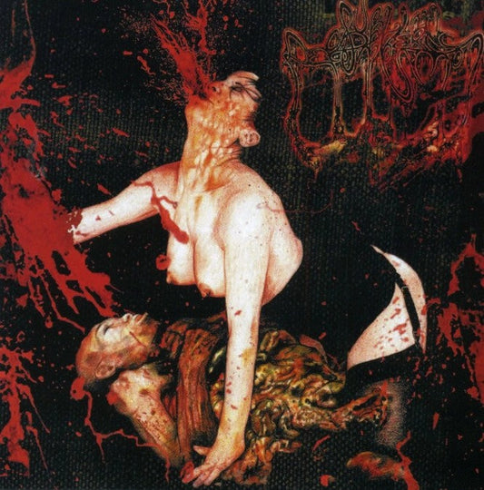 Sublime Cadaveric Decomposition CD by Rancid Offal Records, showcasing the unique grindcore album cover art from the esteemed Bones Brigade label.