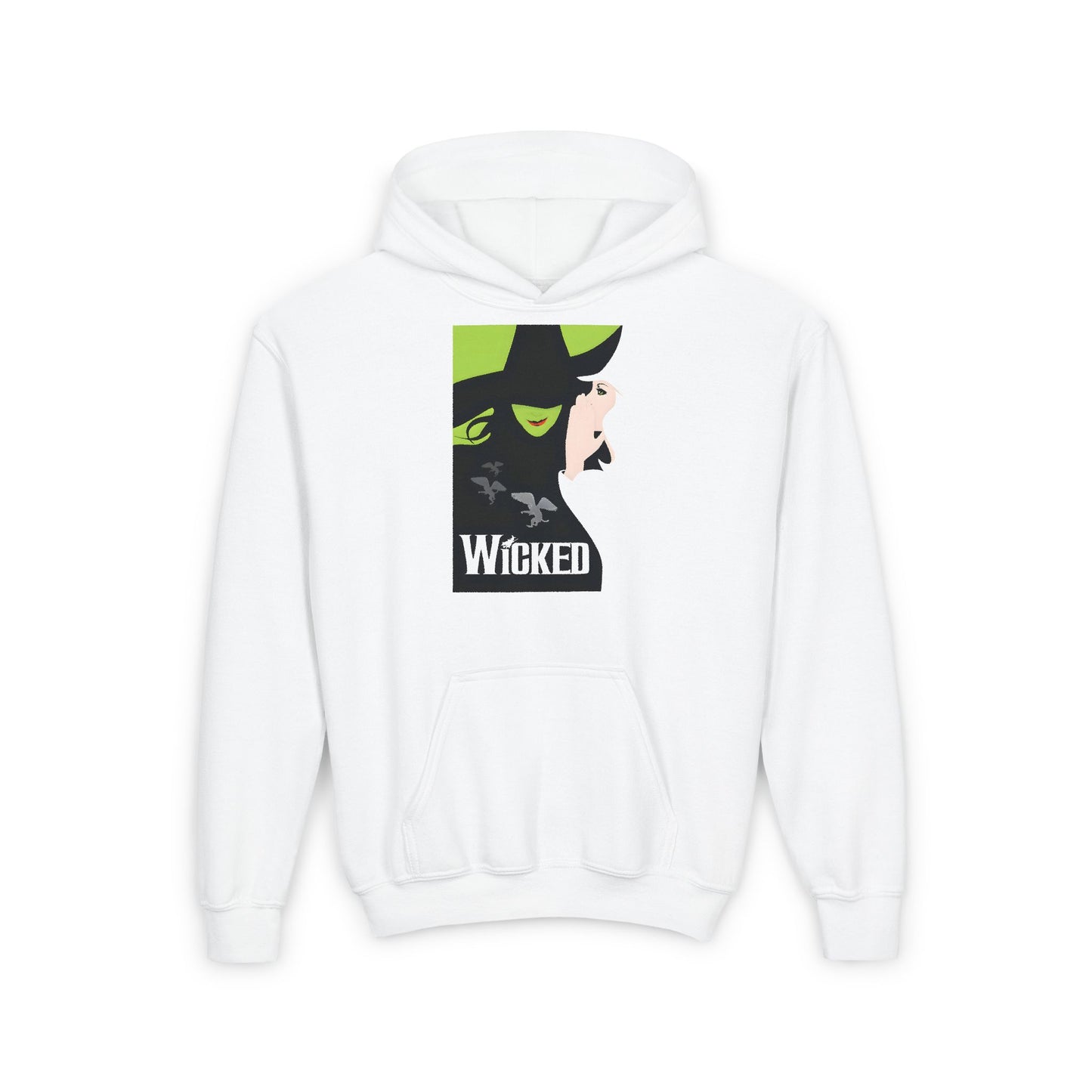 Childs Wicked Movie Graphic Pullover  Hoodie Kids Unisex