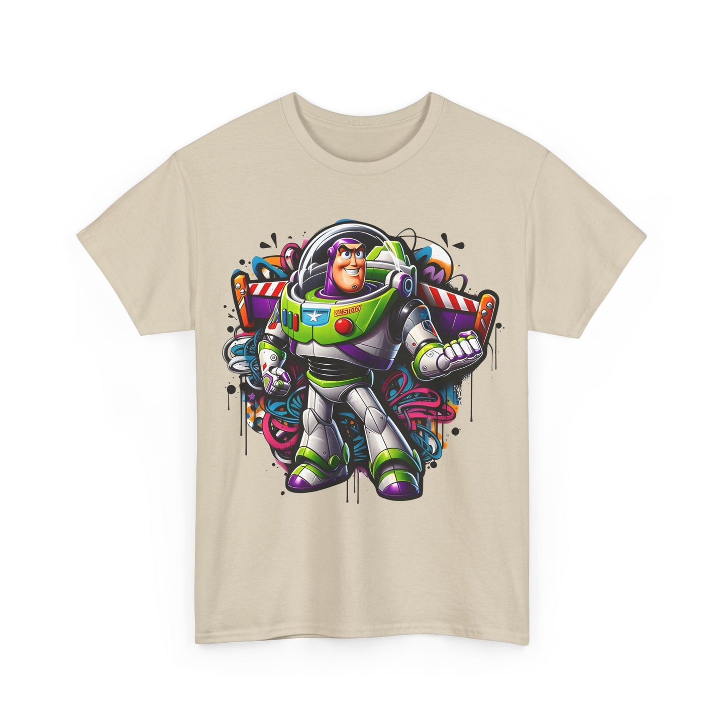 Buzz Lightyear Graffiti  Unisex Graphic Tee Shirt