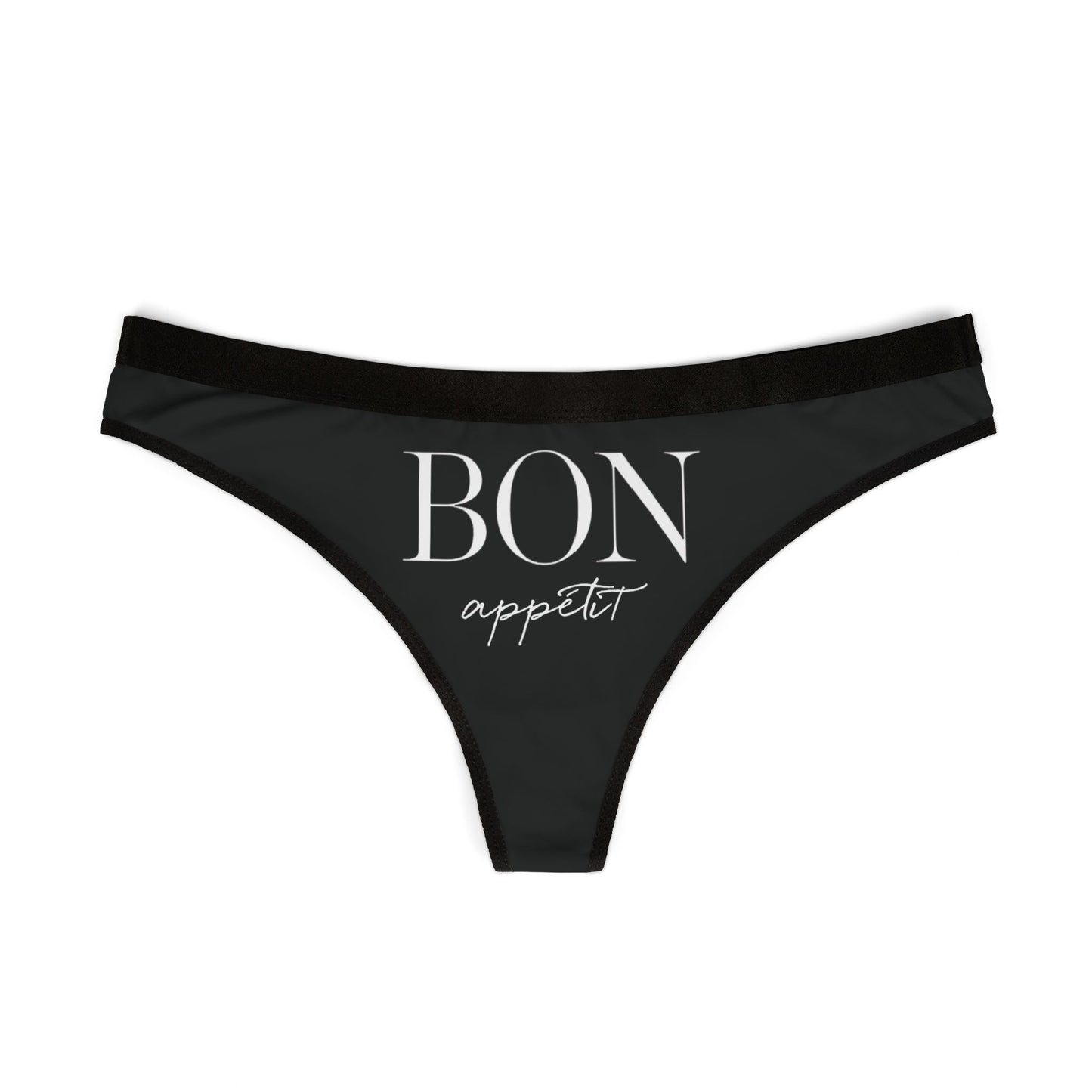 Valentines Naughty Gift Cheeky Thong funny Birthday Anniversary Bon Appetit!