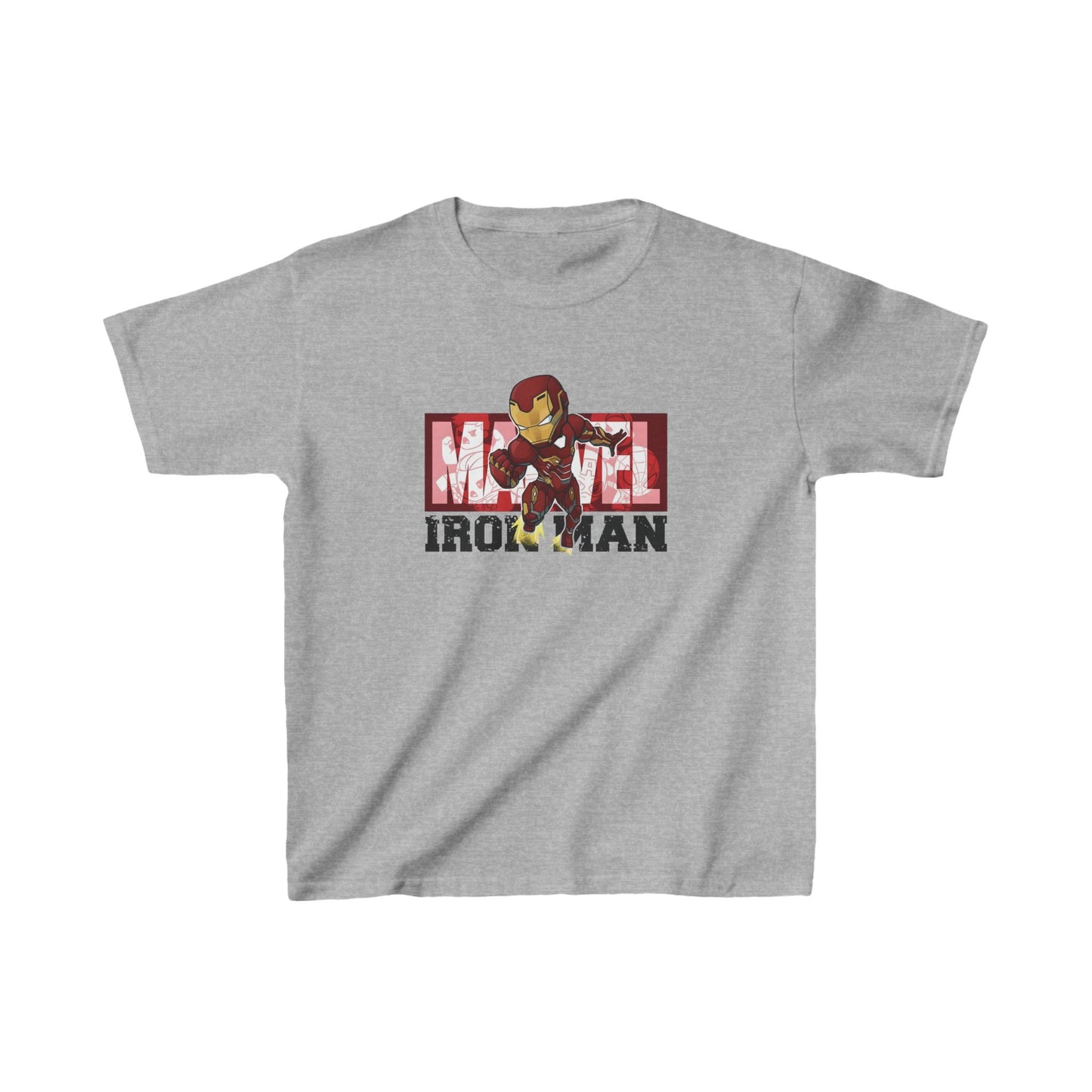 Unisex Kids Iron Man Movie Cotton T Shirt Tee Youths Childs