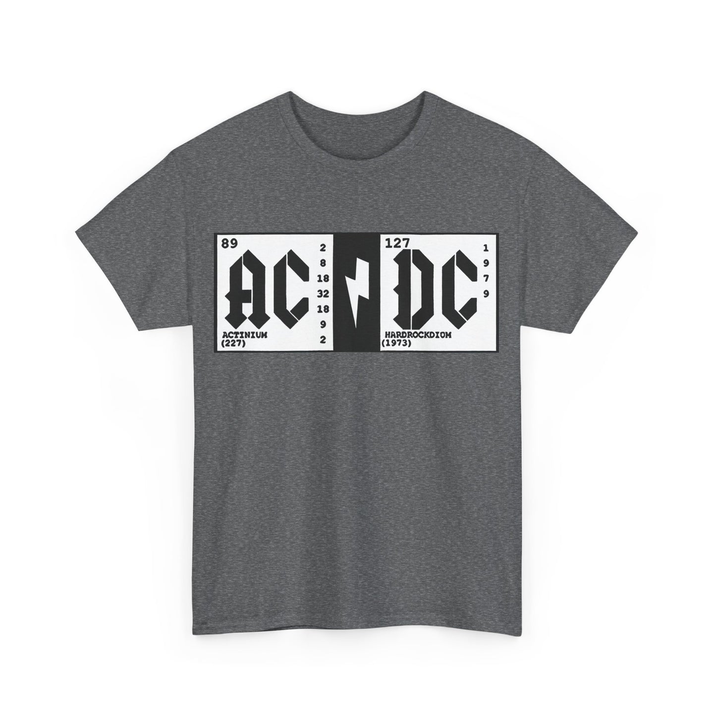 Elements AC DC Graphic T-Shirt Urban Unisex Cotton Tee