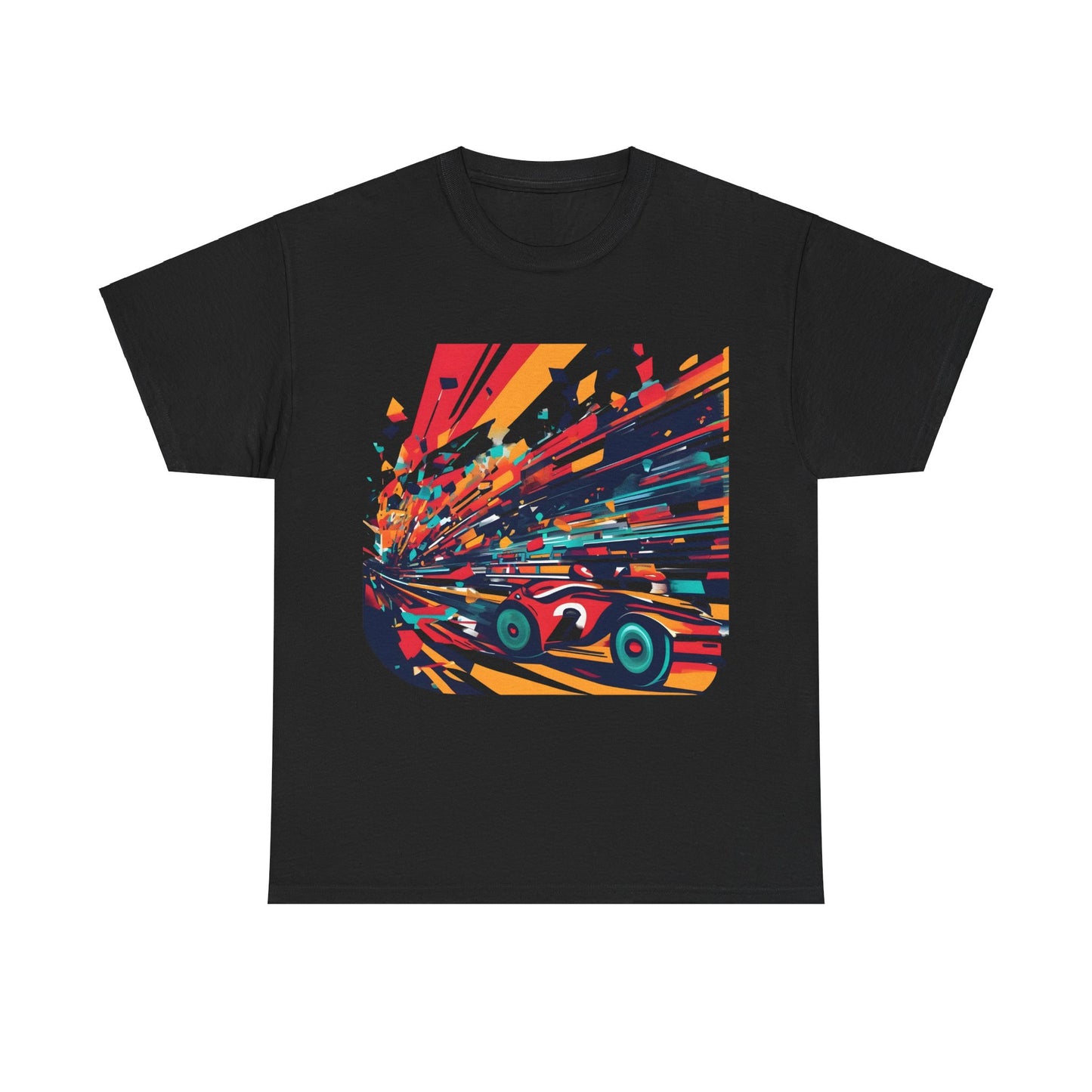 Retro Racing Vintage  Car Graphic T-Shirt, Urban Streetwear Top, Unisex Cotton