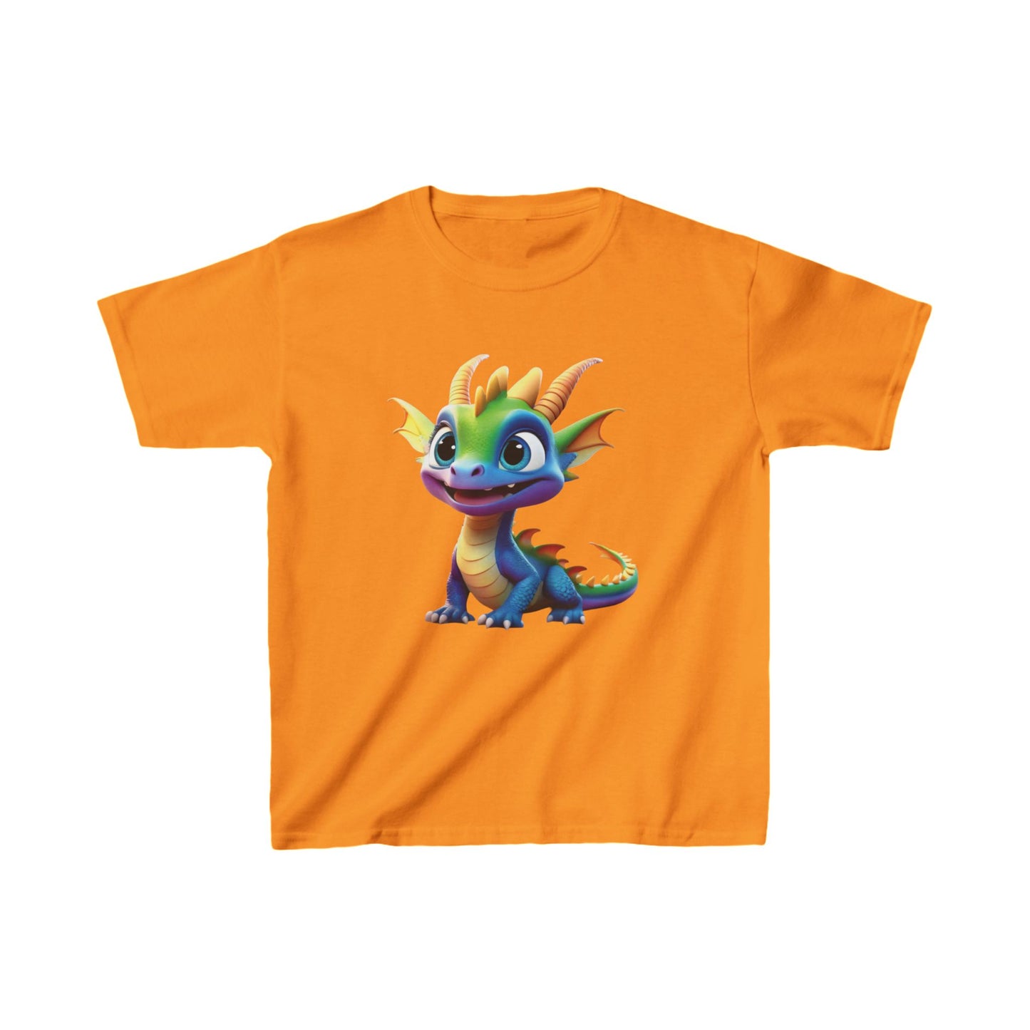 Kids Cute Dragon T shirt Heavy Cotton Tee 16 colors