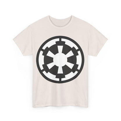 Galactic Empire Star Wars Retro Logo Graphic Tee Unisex in cream colour featuring iconic logo design for collectors and fans.