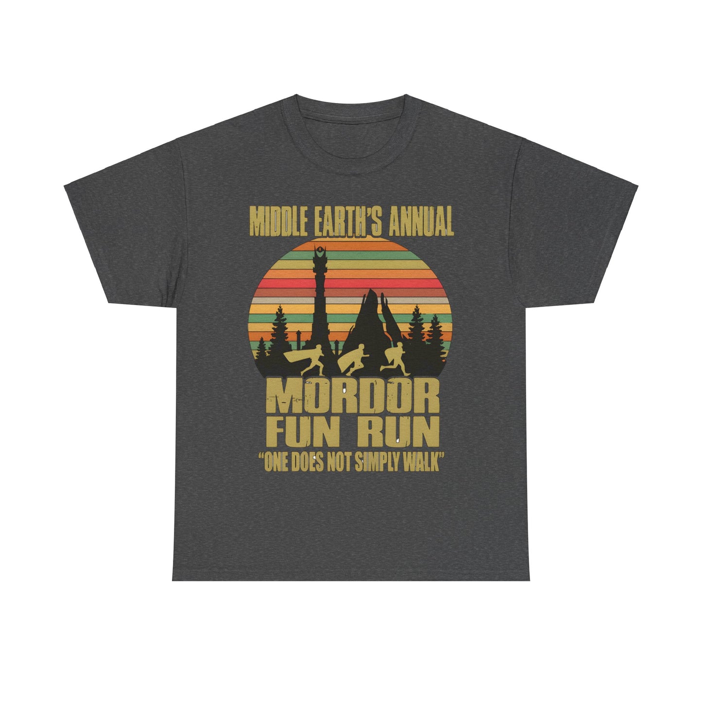 Mordor Annual Fun Run Tolkien Graphic Unisex  Tee Shirt