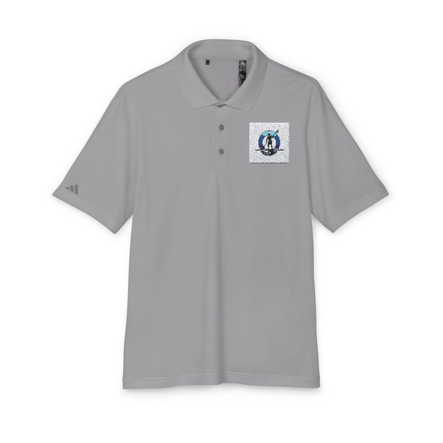 Adidas Unisex Paddleboarder Embroidered Logo Performance Polo