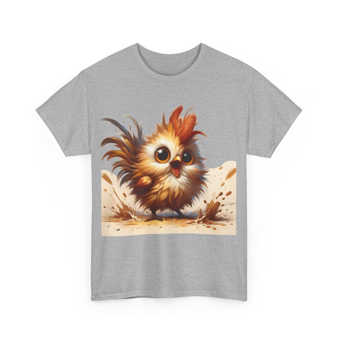 Explosive Joy Tee - Cartoon Bird Edition  Unisex Cotton Tee Graphic T Shirt