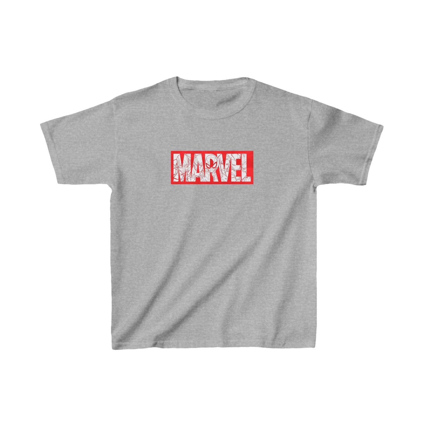 Unisex Childrens Computer Game Marvel Logo Graphic Cotton Tee 16 colors