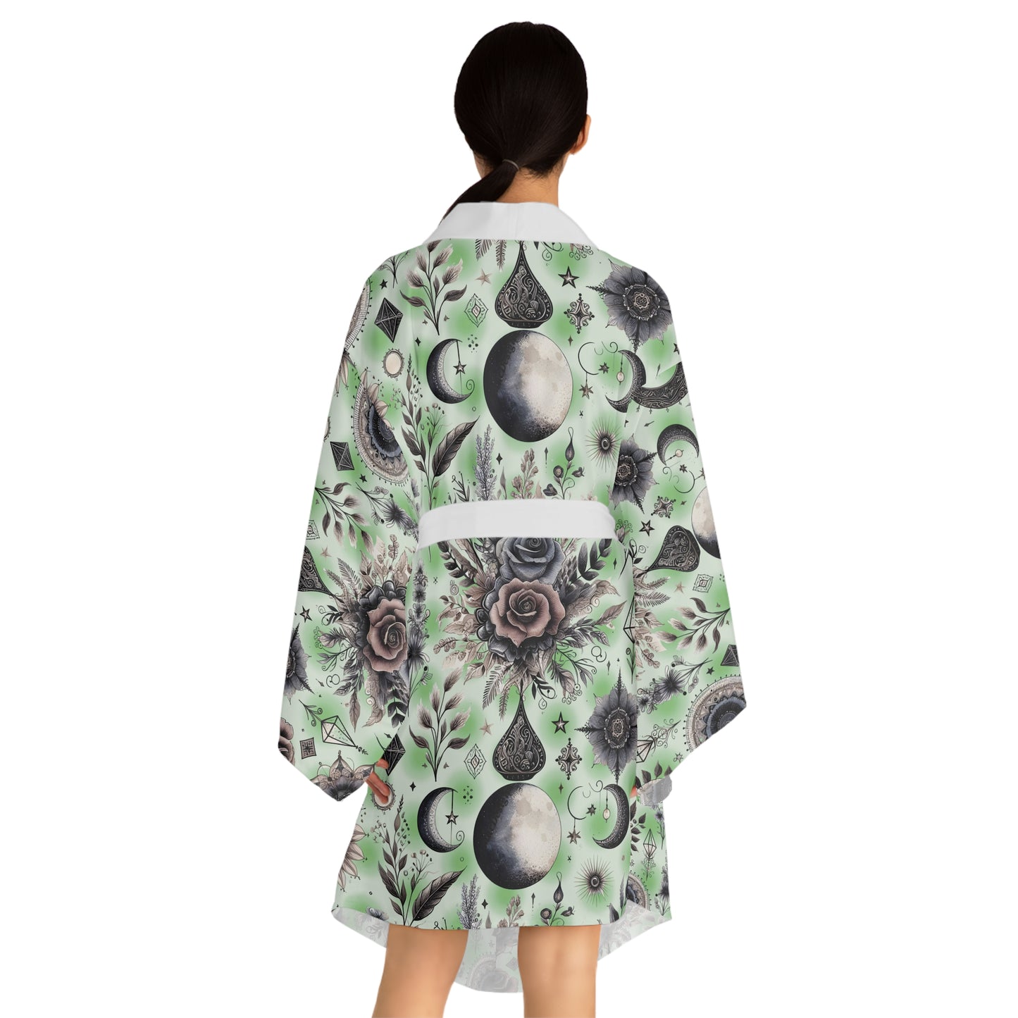 Floral Kimono Robe, Women's Robe, Designer Lounge Wear, Boho Chic Bathrobe, !!!