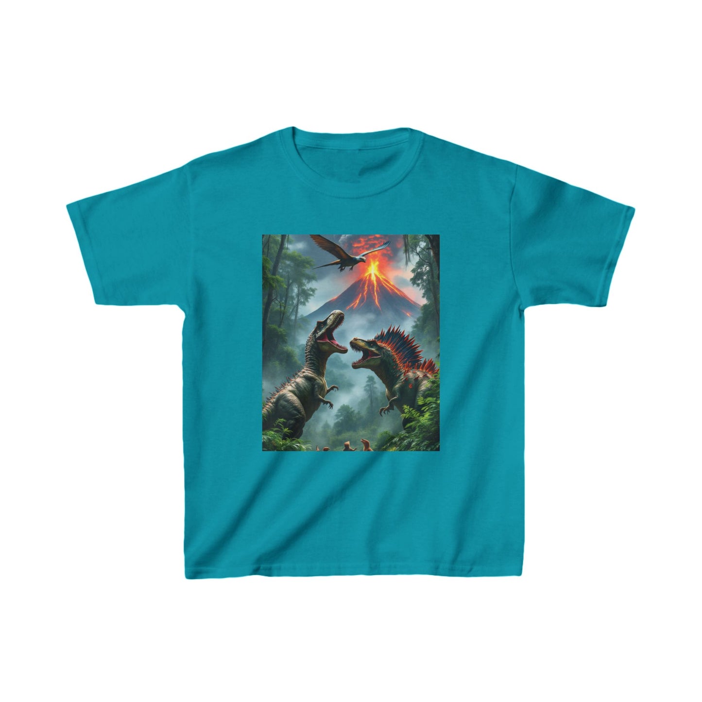 Kids Dinosaur Heavy Cotton Tee 16 colors