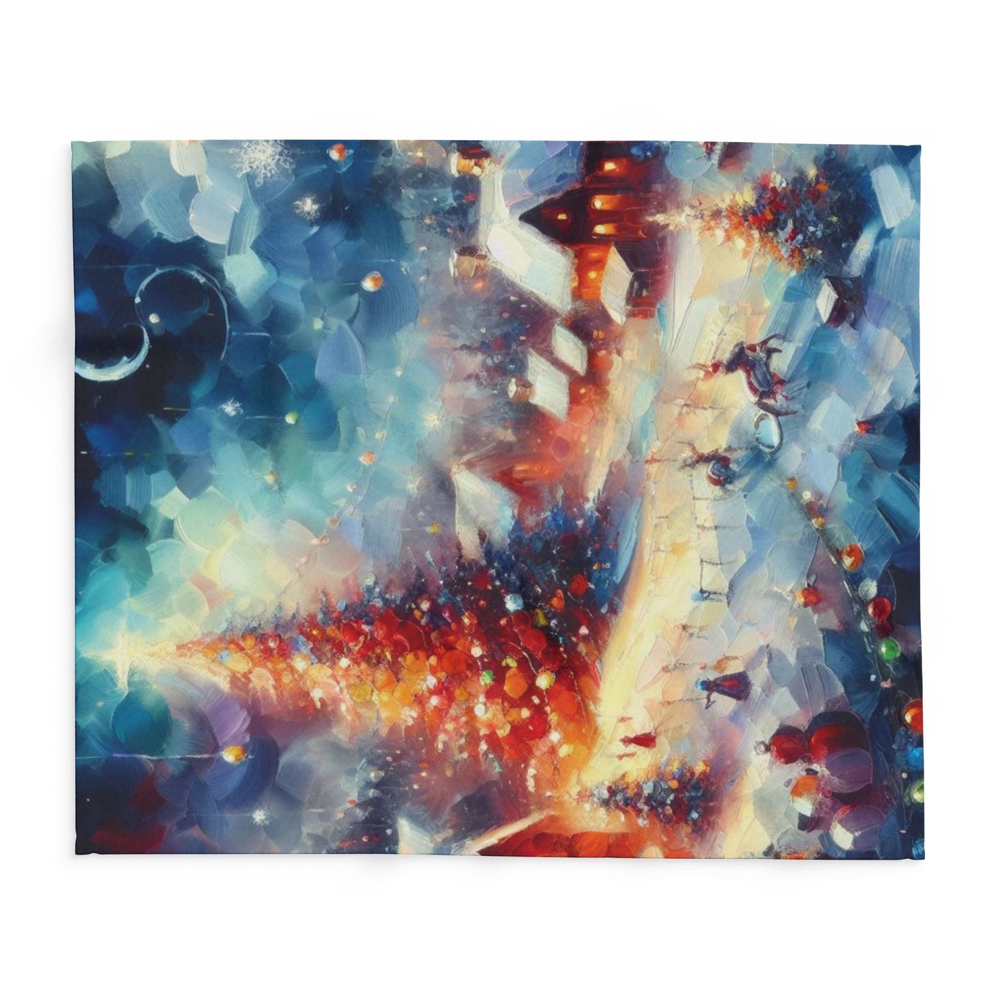 Decorative and Warm Christmas Arctic Fleece Blanket