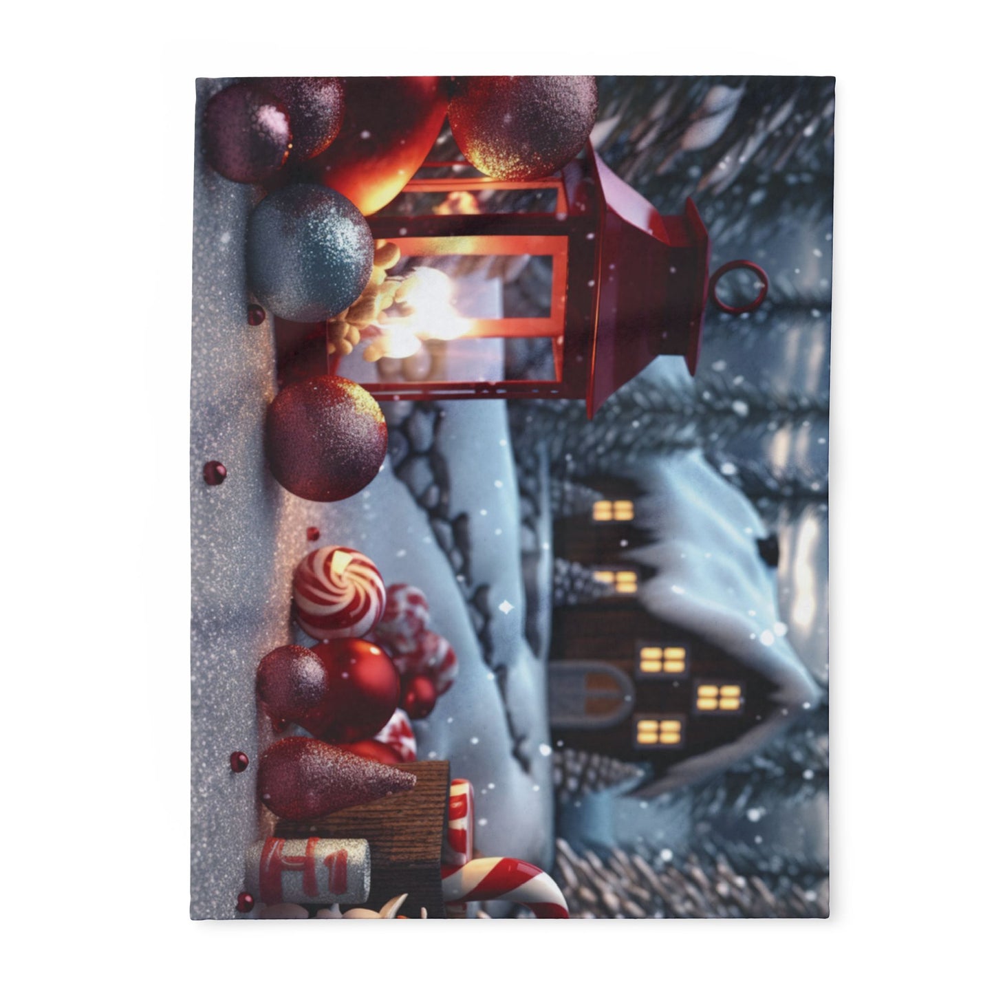 Decorative and Warm Christmas Arctic Fleece Blanket