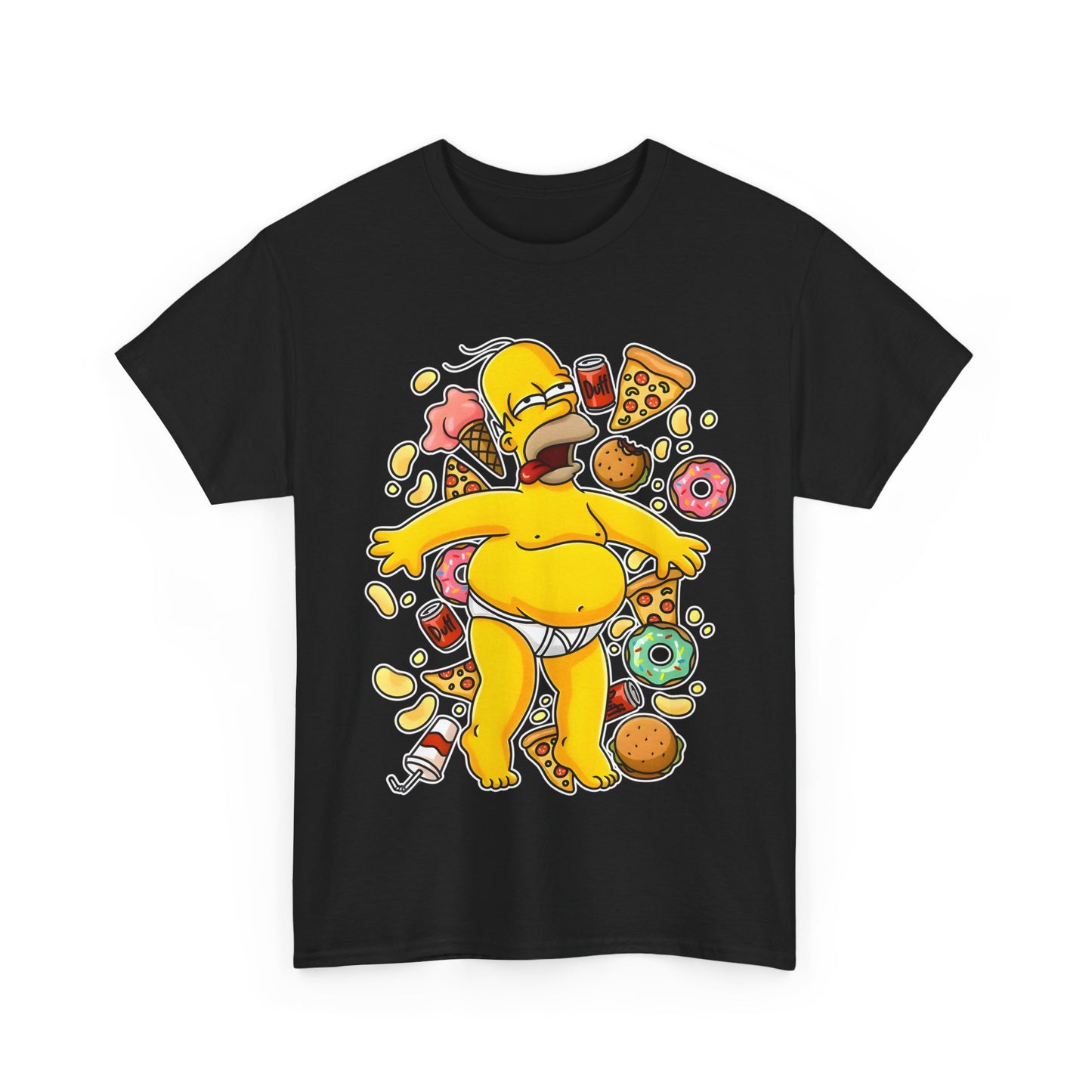 Homer's Gluttonous Glory  Unisex Cotton Tee Graphic T Shirt