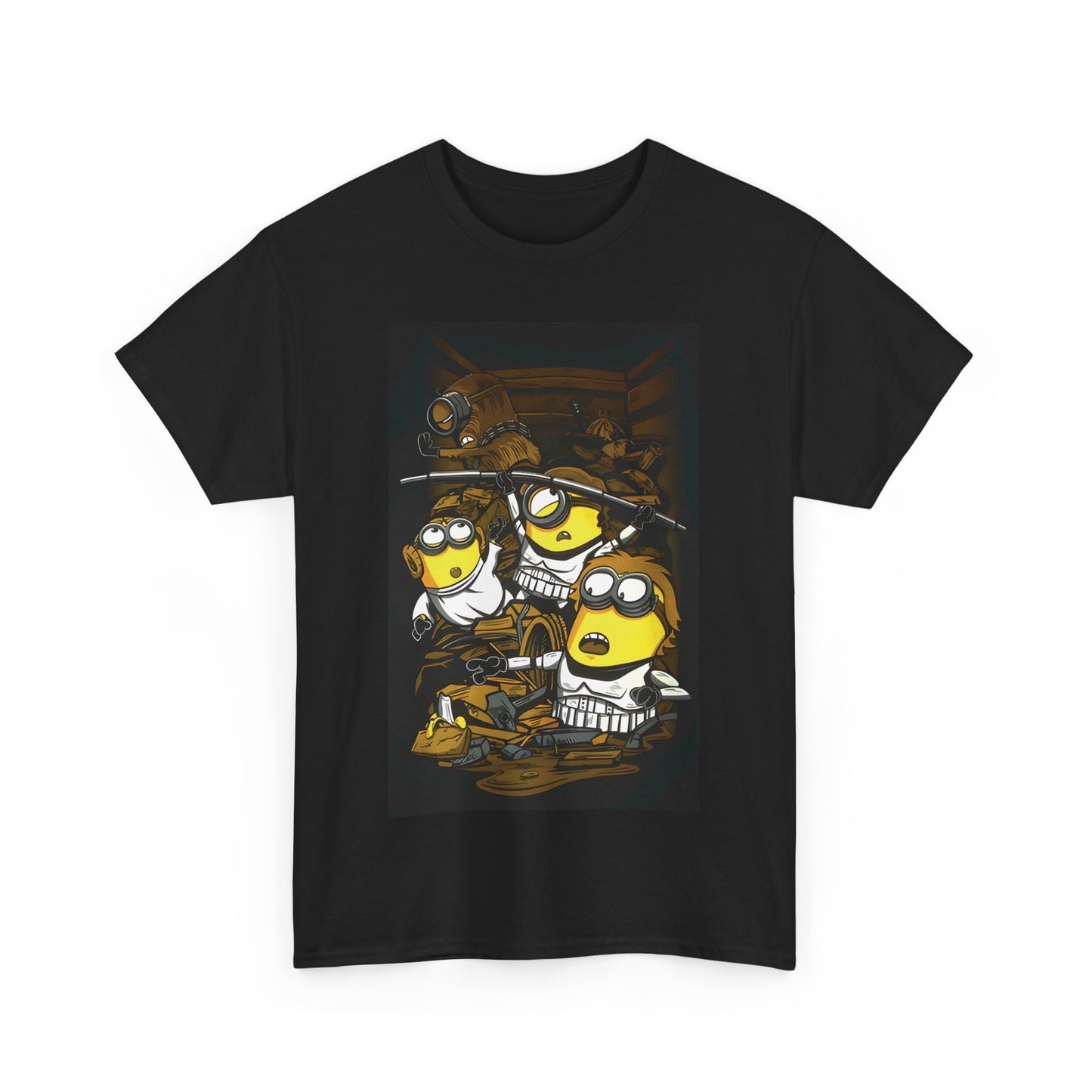 Minions Star Wars Trash compactor Graphic T-Shirt Urban Unisex Cotton