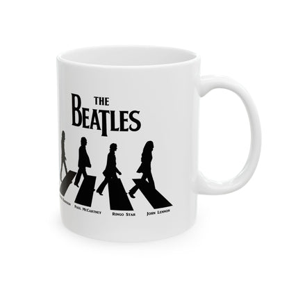 The Beatles Abbey Road Image Ceramic Mug – because every sip should feel like a harmonious journey down memory lane with a dash of Beatles magic!