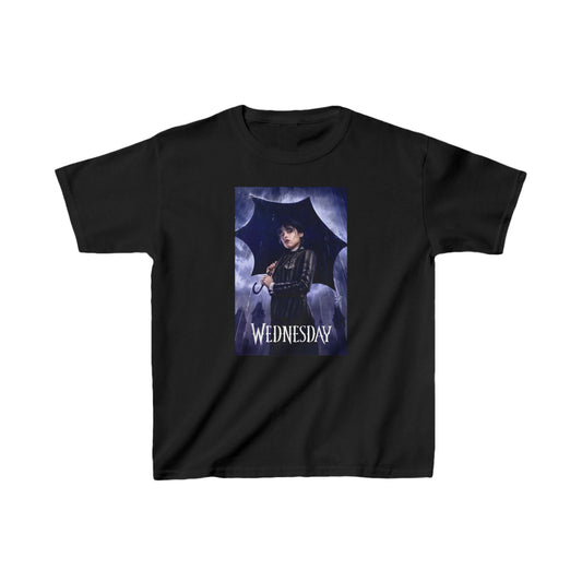 Child´s "Wednesday" Embrace the Dark Elegance   Graphic  Unisex Graphic Tee Shirt Kids