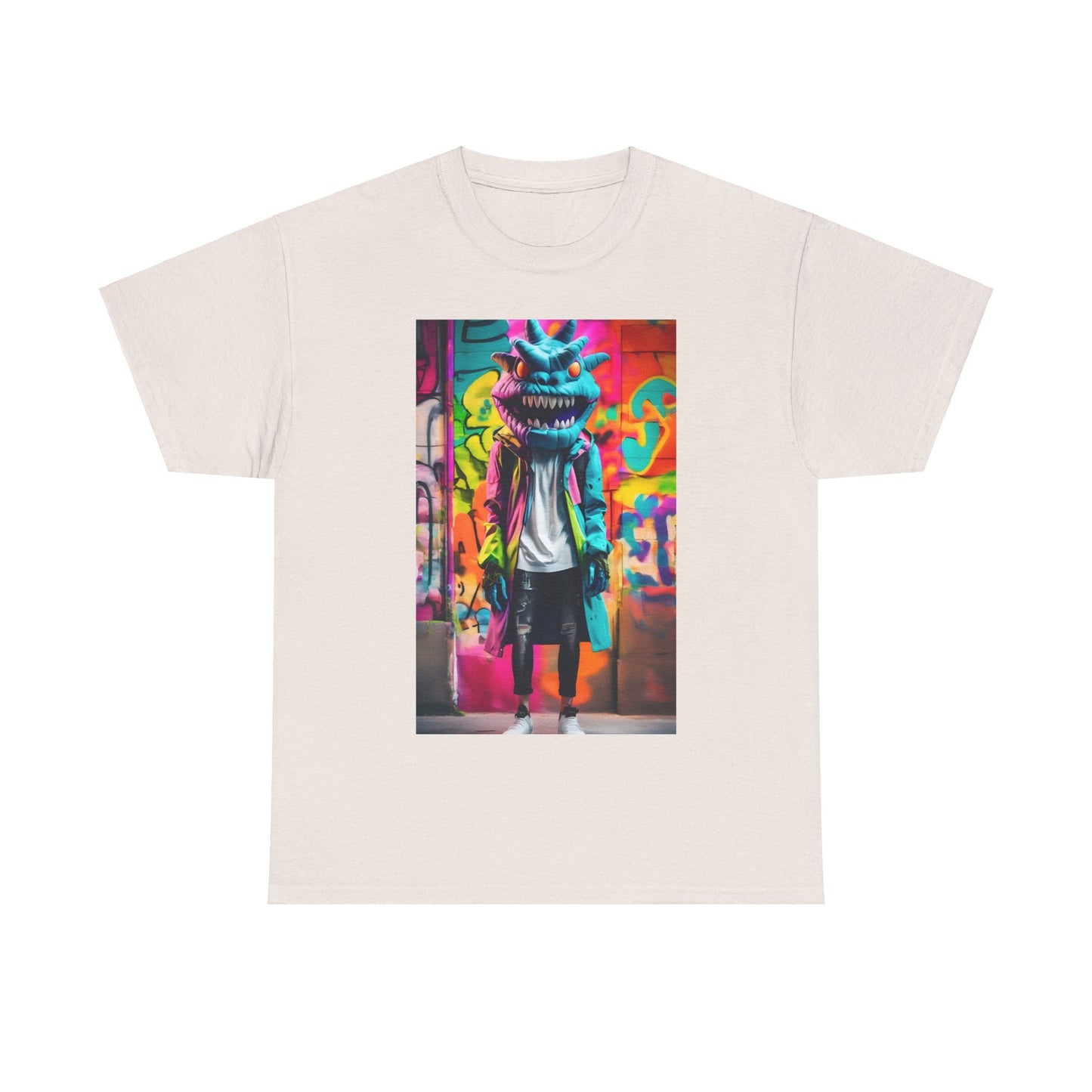 Street Monster Graphic T-Shirt, Urban Streetwear Top, Unisex Cotton