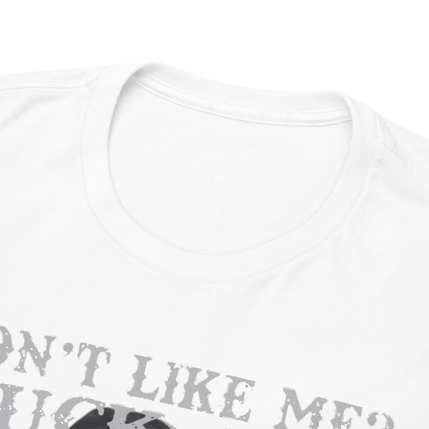 Funny Men's T-Shirt: Don't Like Me? Problem Solved - Sarcastic Nun Tattoo Design