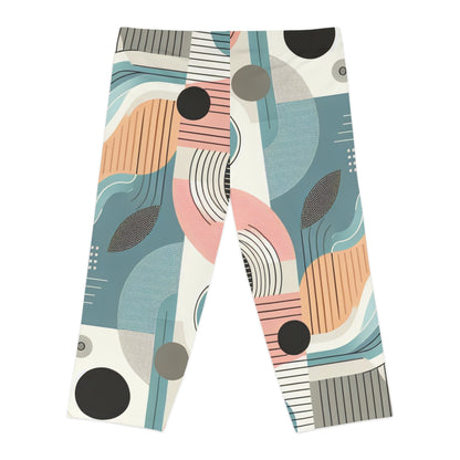 Close-up of the high-quality fabric of Dazzling Dreams Studio Sweat Symphony Capri Leggings, illustrating breathable comfort for workouts.