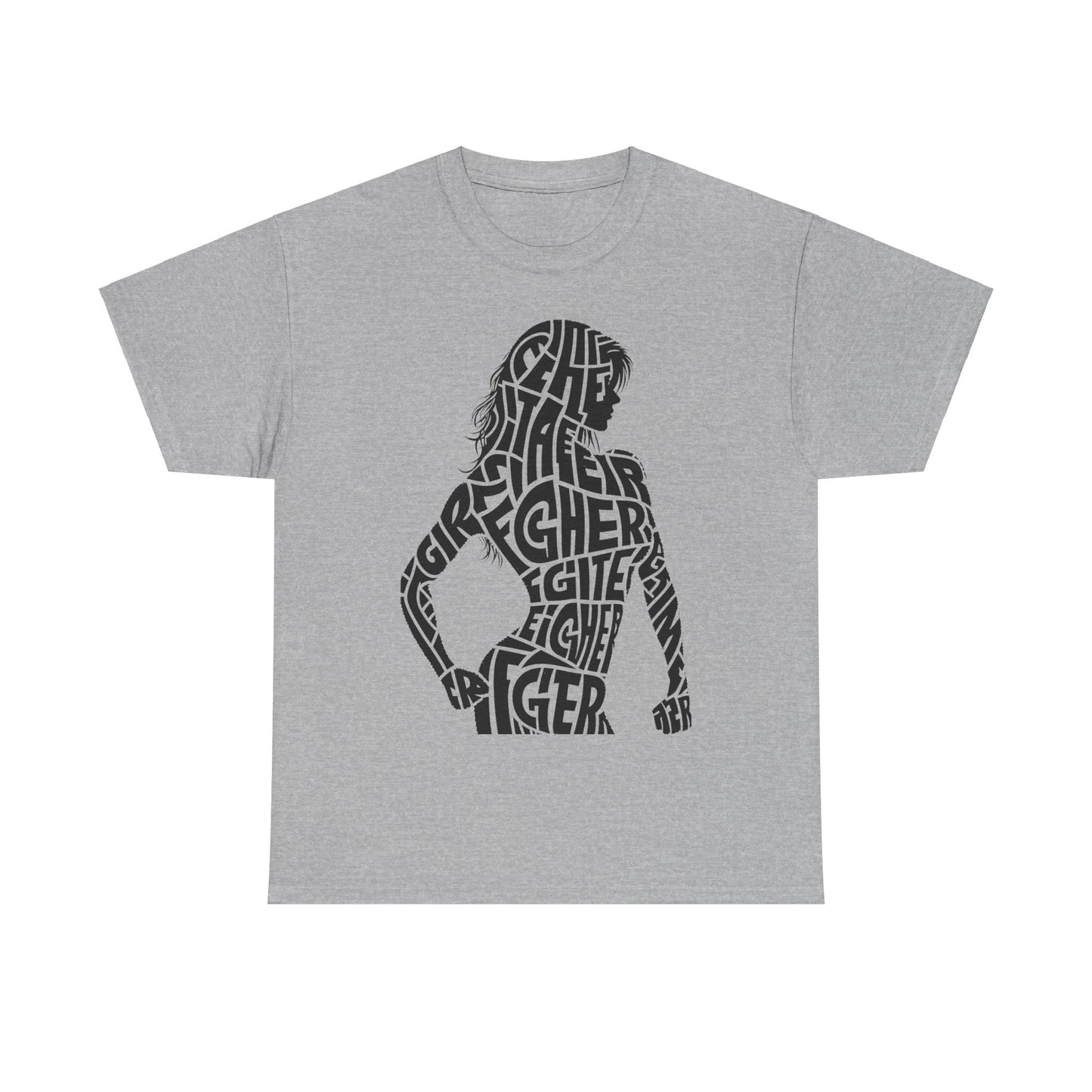 Fighter Girl  Graphic Unisex  T Shirt Tee