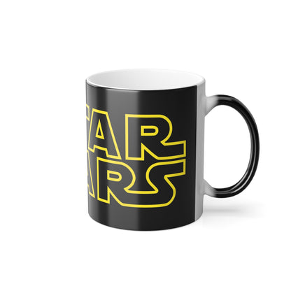 Darth Vader Star Wars Cute 11oz Color Morphing Mug highlighting playful Star Wars branding, exemplary for those who appreciate luxury in whimsical coffee wares.
