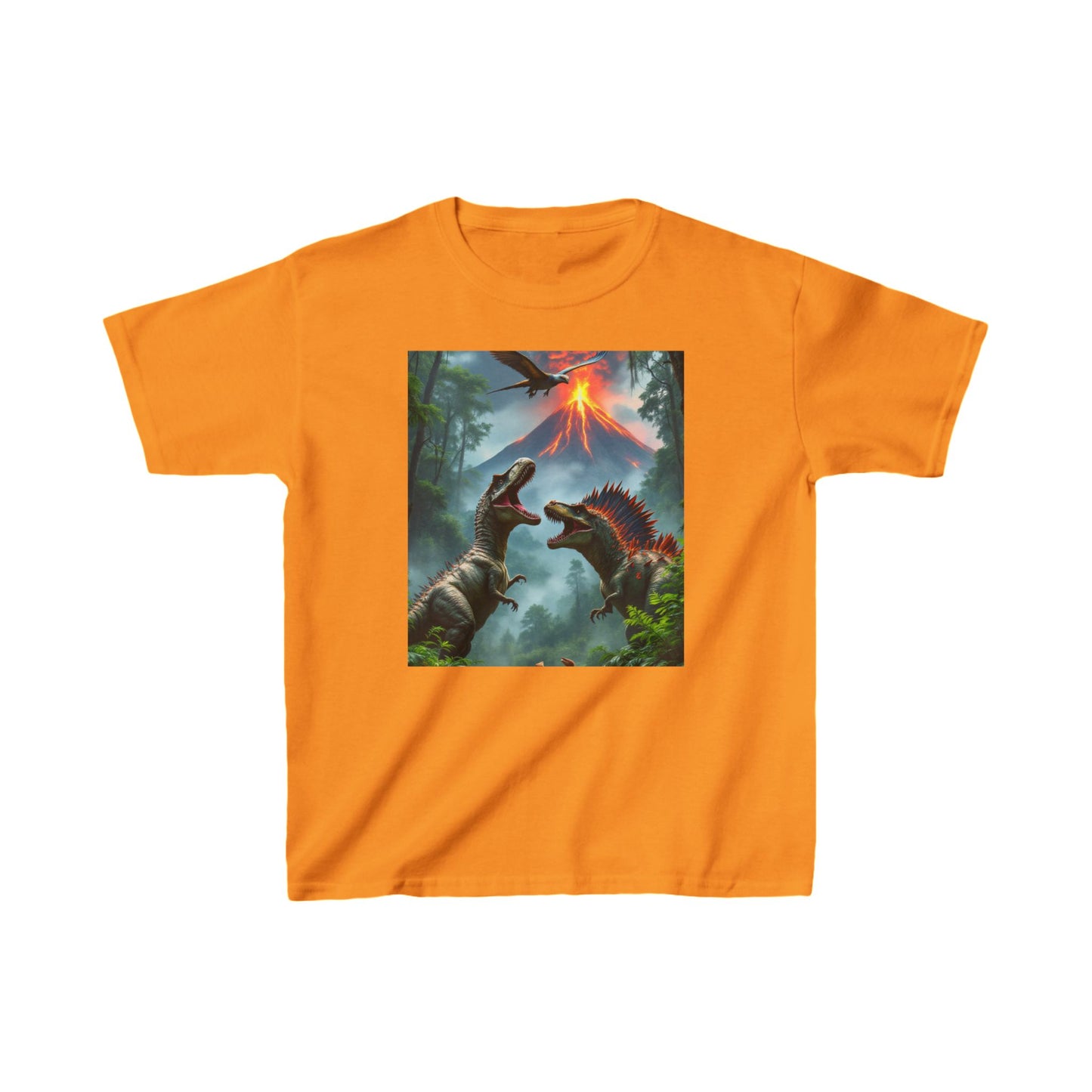 Kids Dinosaur Heavy Cotton Tee 16 colors