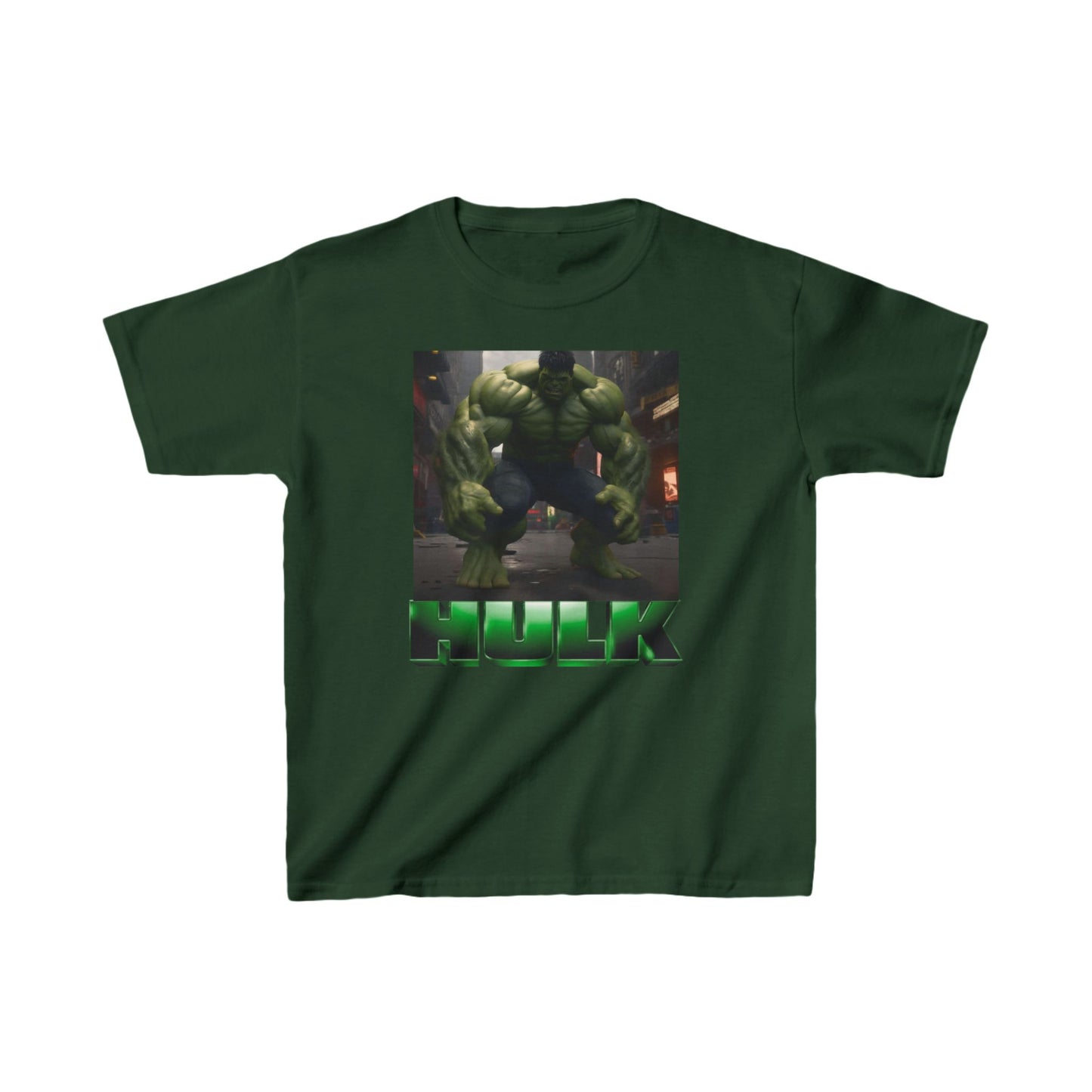 Kids Incredible Hulk Heavy Cotton Tee 16 colors