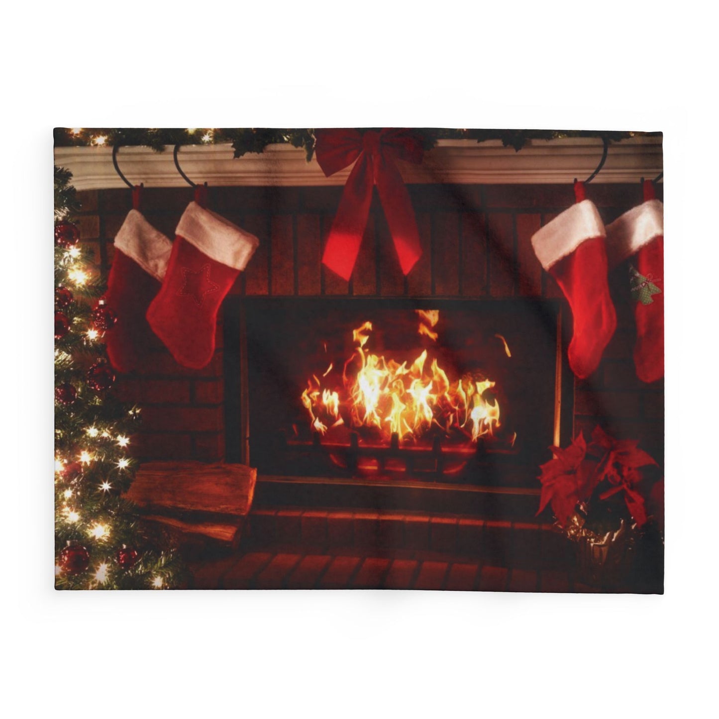 Decorative and Warm Christmas Arctic Fleece Blanket