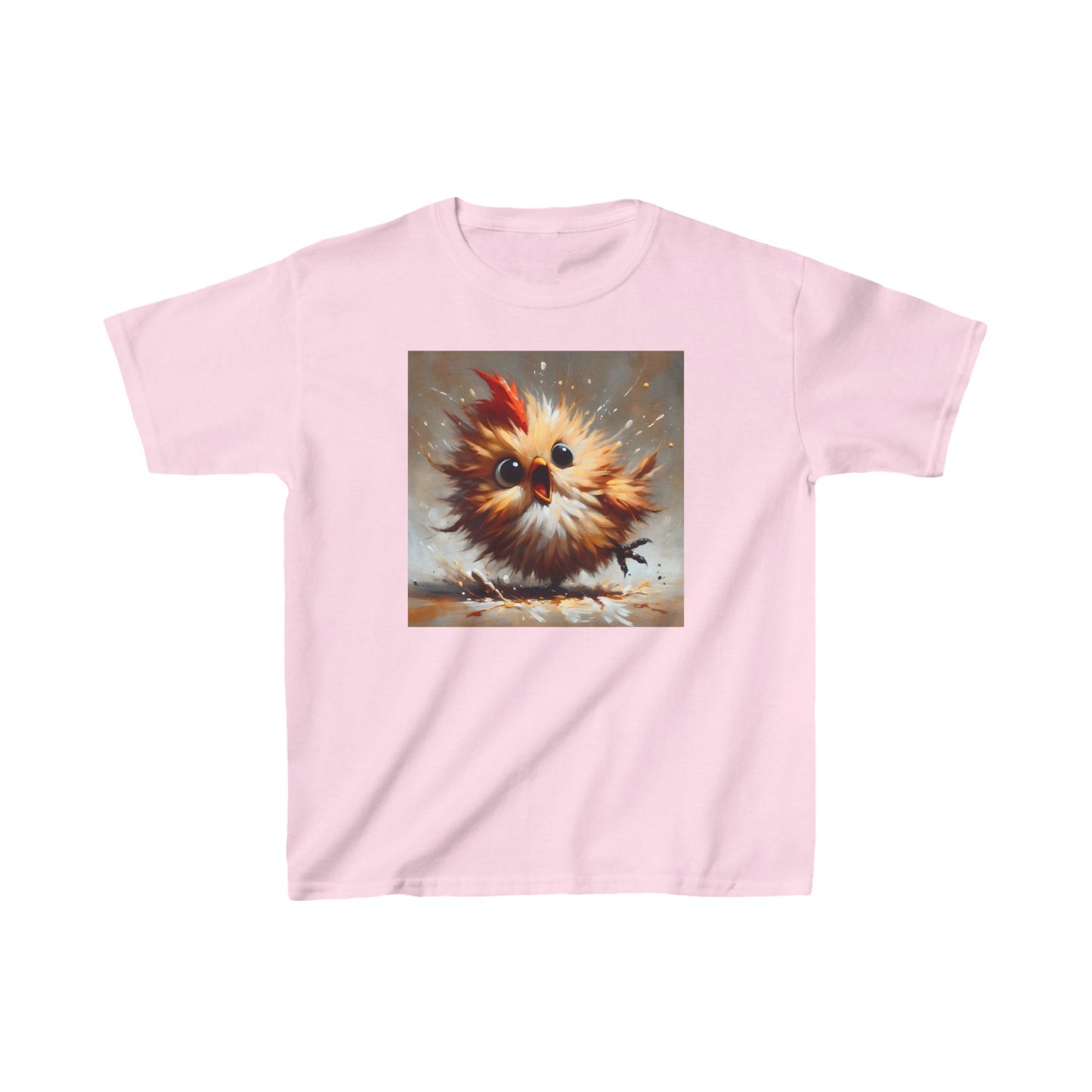 Child´s Unisex Cartoon Bird Graphic Cotton Tee 16 colors