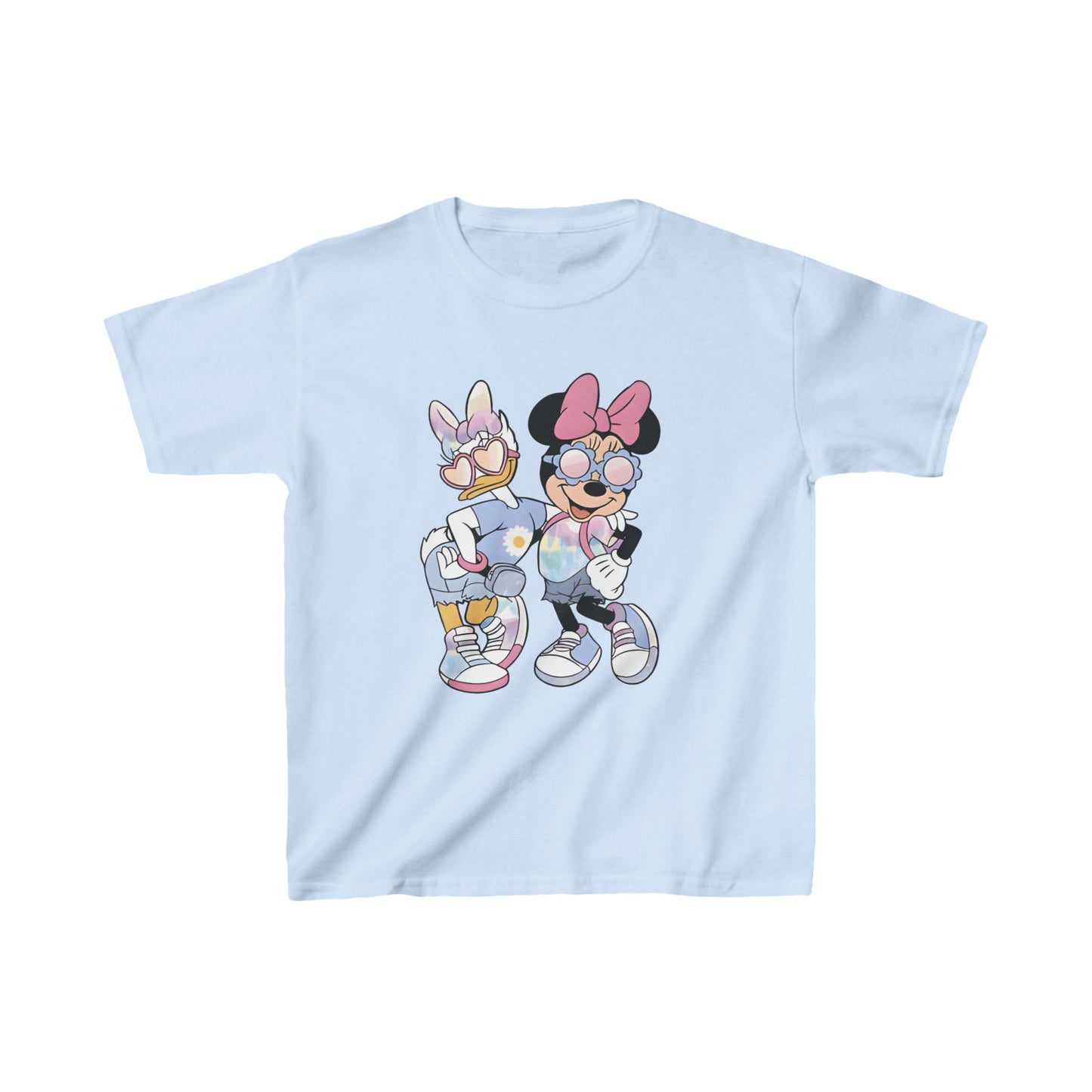 Unisex Kids Daisy Duck and Minnie Mouse Cotton T Shirt Tee Youths Childs