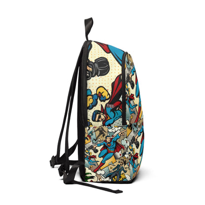 Spacious interior of the Pop Art Inspired Mystic Geometry Fusion Backpack by Dazzling Dreams Studio, perfect for stylishly carrying essentials.