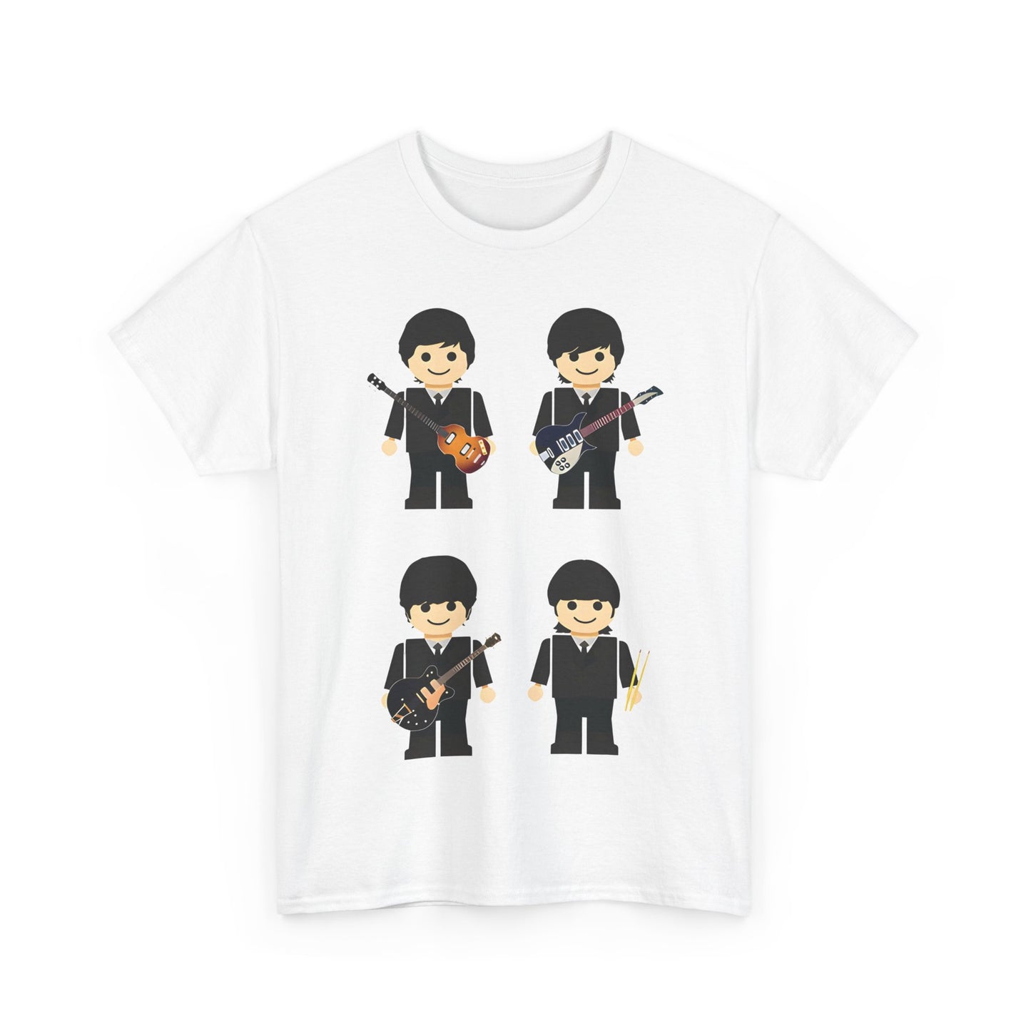 Lego Beatles Graphic T-Shirt Urban Unisex Cotton Tee