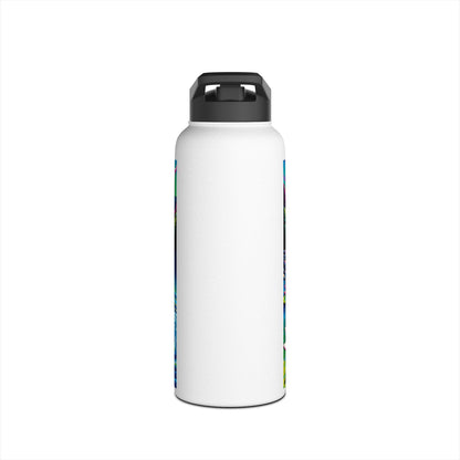 Luxury Fantasy Paddleboarding Stainless Steel Water Bottle with a sleek design, featuring a vibrant paddleboarding-themed print, ideal for stylish hydration during outdoor adventures.