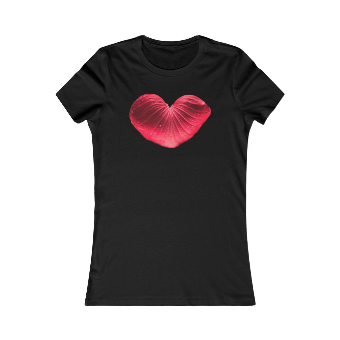 Floral Heart Sexy  Women's Graphic Cotton Funny T Shirt Tee.