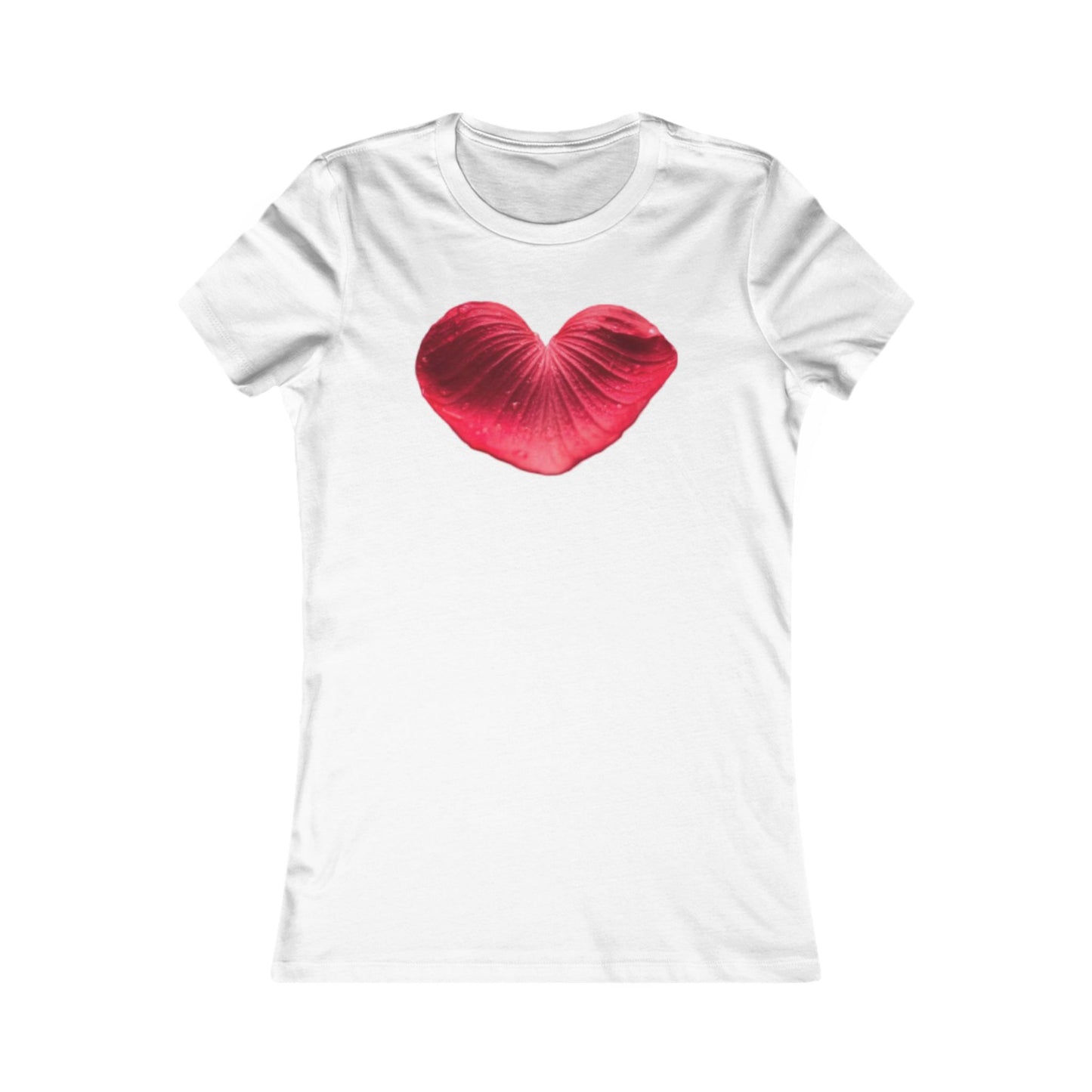 Floral Heart Sexy  Women's Graphic Cotton Funny T Shirt Tee.