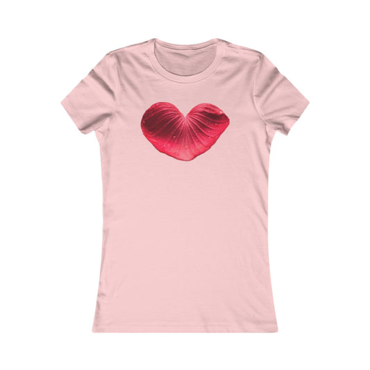 Floral Heart Sexy  Women's Graphic Cotton Funny T Shirt Tee.