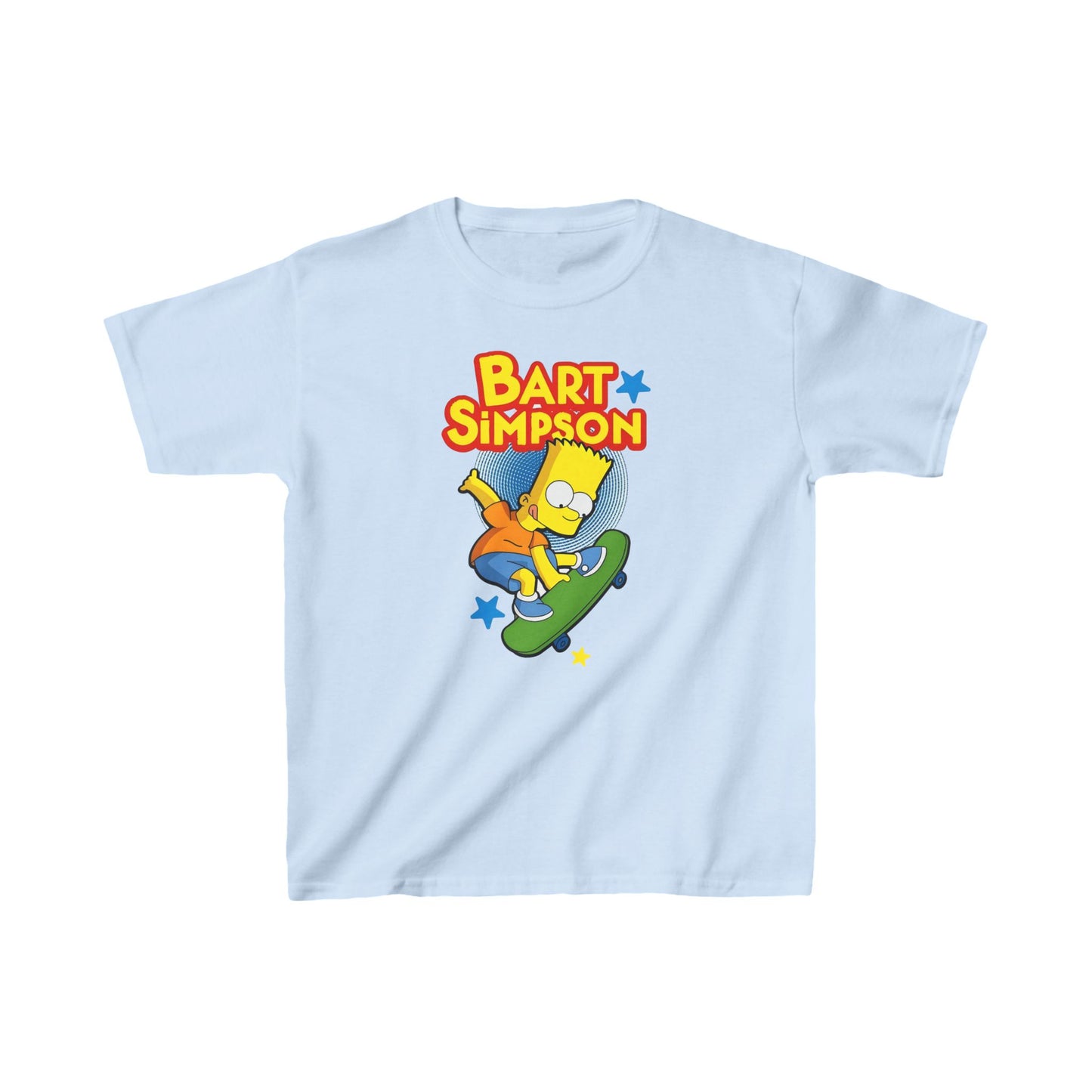 Unisex Kids Bart Simpson  Cotton T Shirt Tee Youths Childs