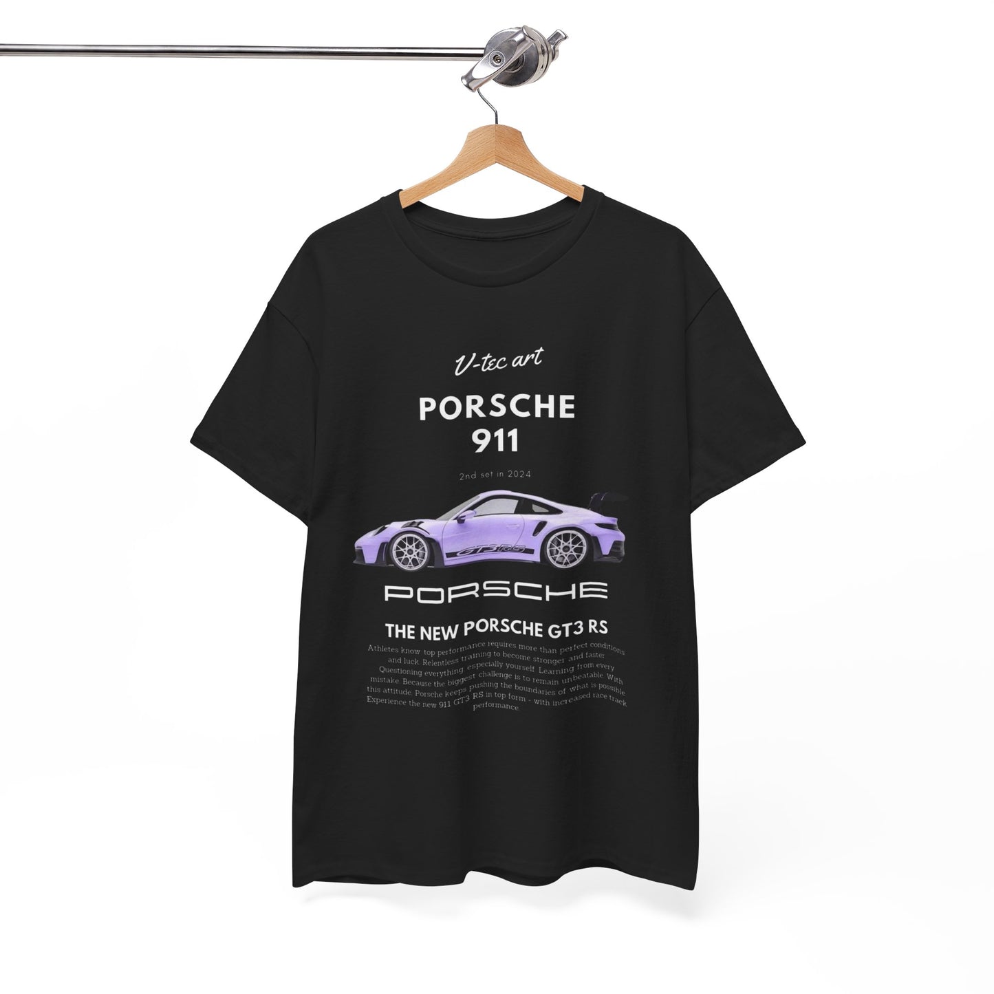 Porsche 911 GT3 RS Unisex T-Shirt: V-tec Art Men's/Women's Tee Urban Street