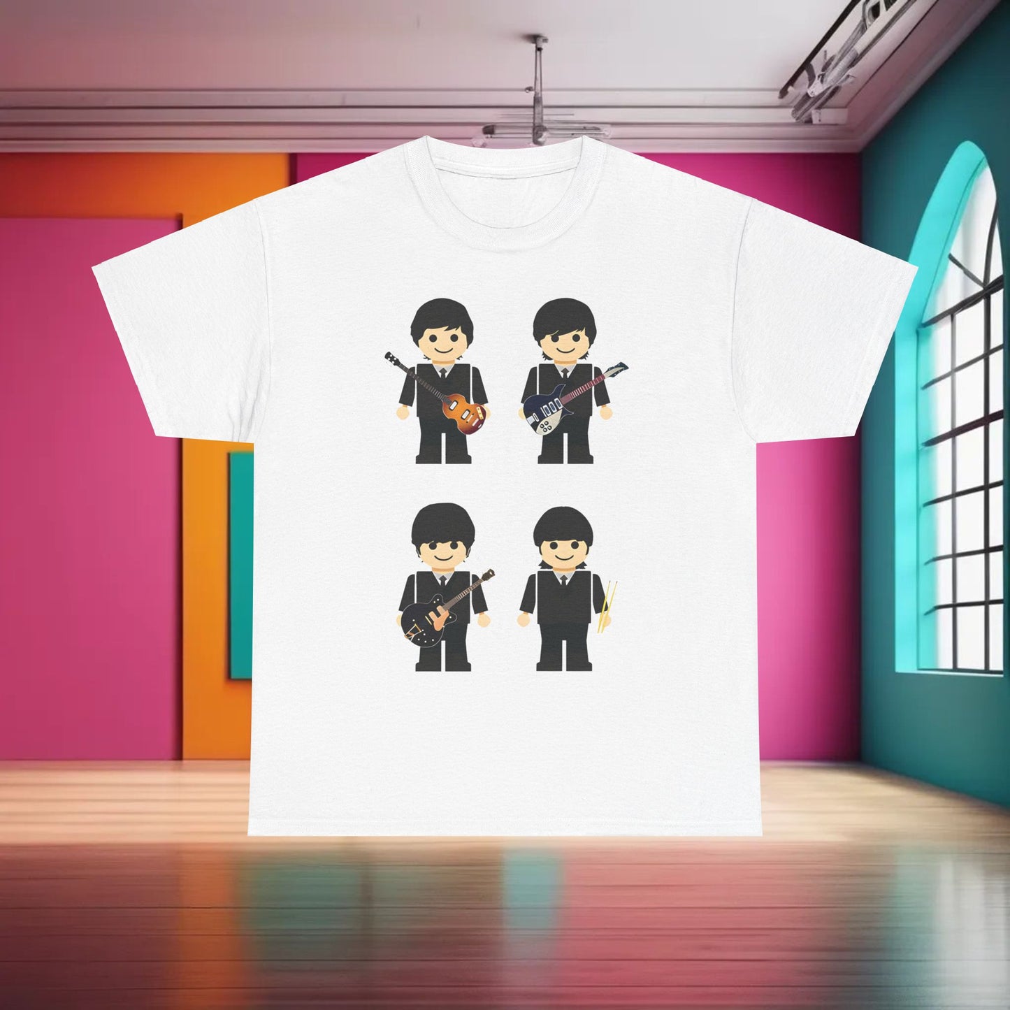 Lego Beatles Graphic T-Shirt Urban Unisex Cotton Tee