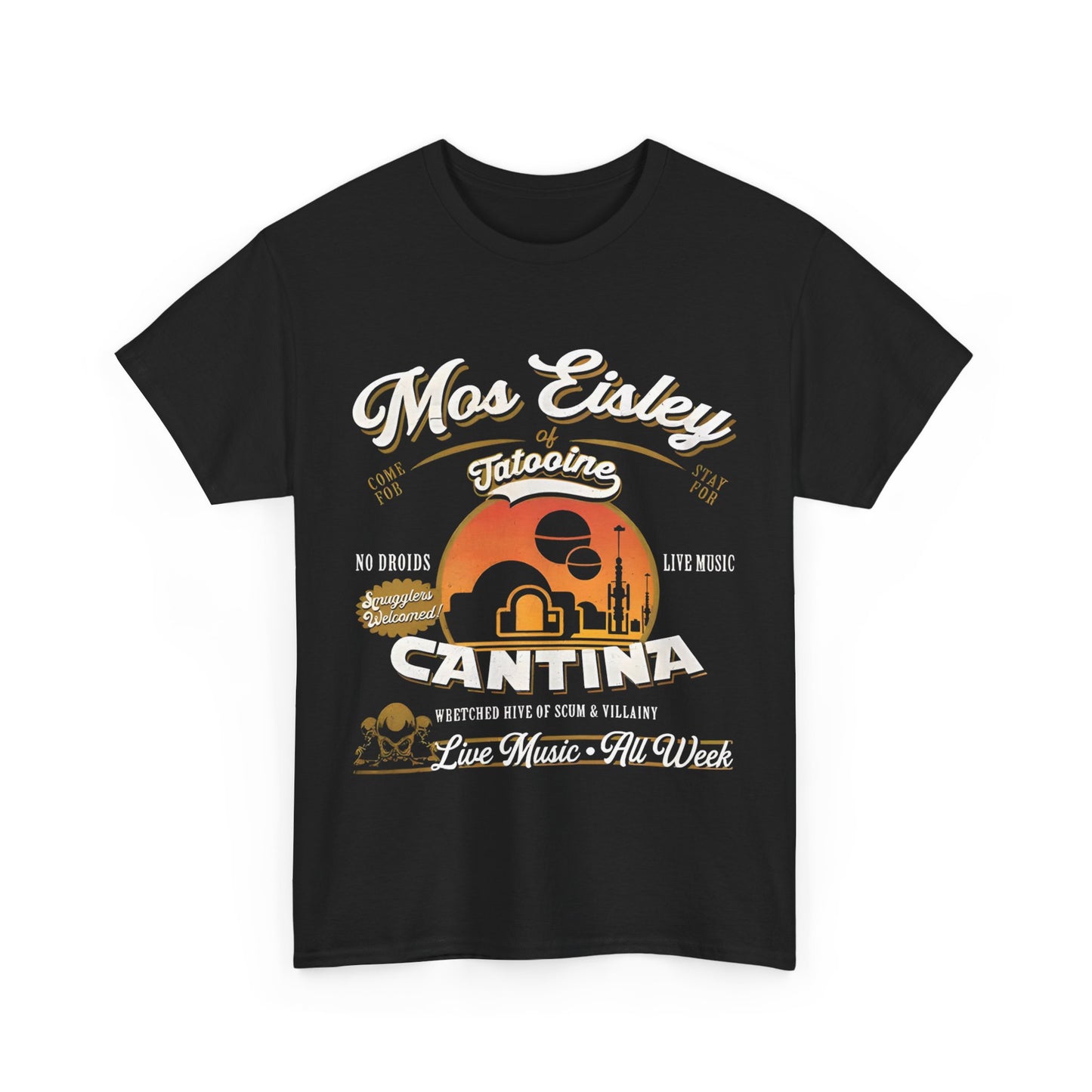 Star wars Mos Eisley Cantina Graphic T-Shirt Urban Unisex Cotton