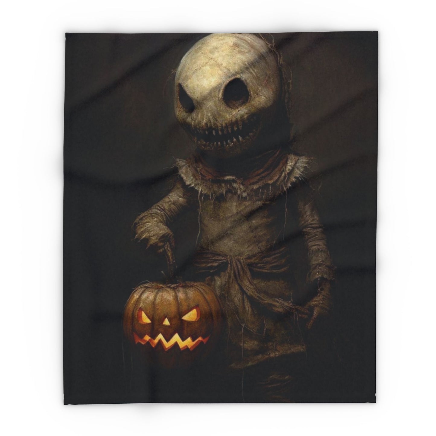 Decorative and Warm Halloween Spooky Arctic Fleece Blanket 3 Sizes